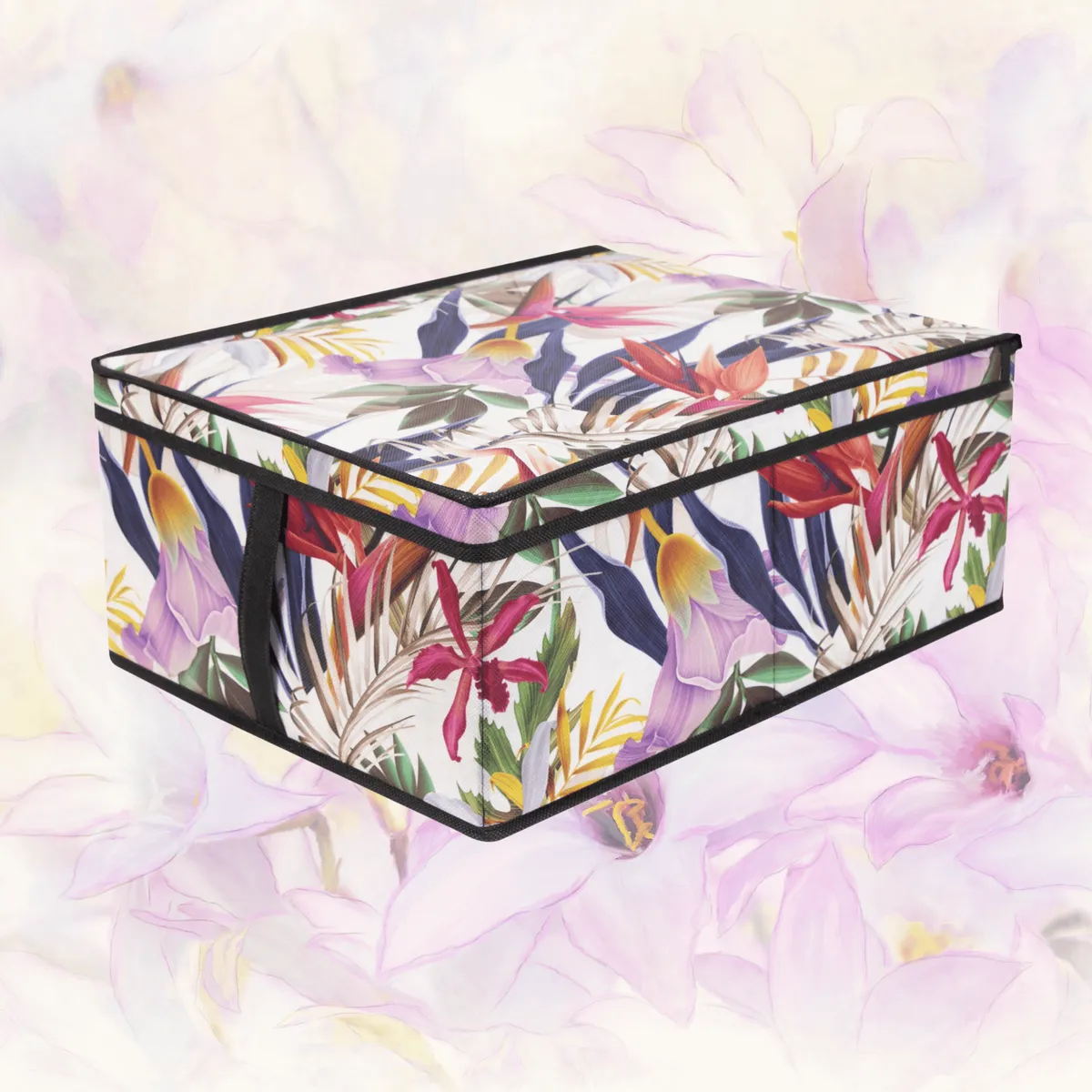 FLORAL w kwiaty organizer do szafy z pokrywą 48x36x19cm, photo 4 of 8
