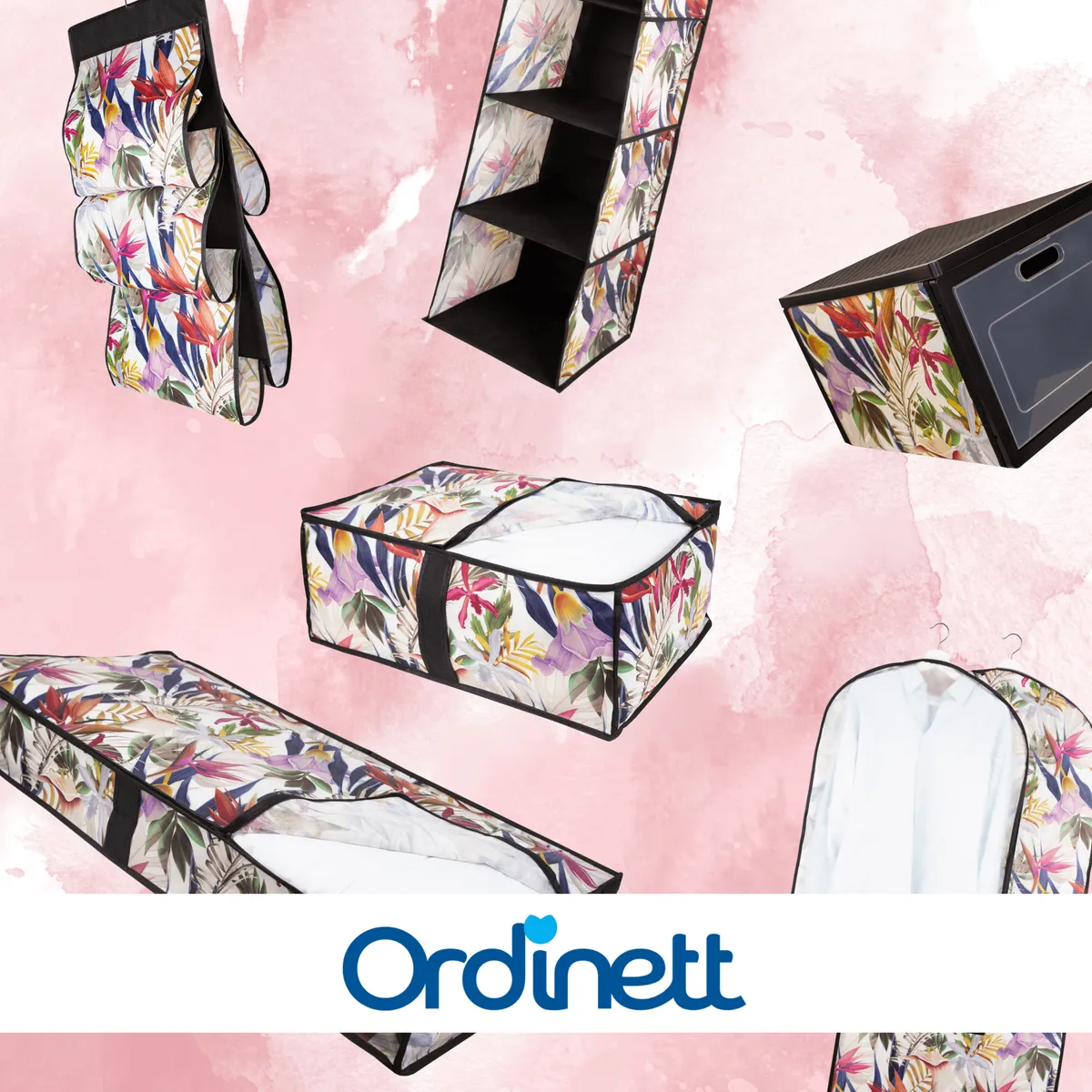 FLORAL w kwiaty organizer do szafy z drzwiczkami 41x31x25cm, photo 8 of 8