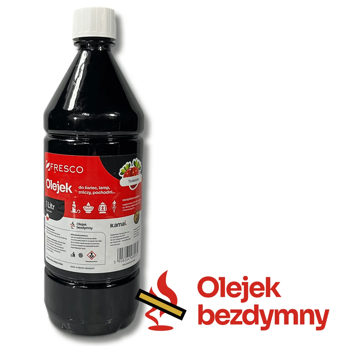 Paliwo olej do lamp, pochodni i świec 1,0L TRUSKAWKA, photo 4 of 8