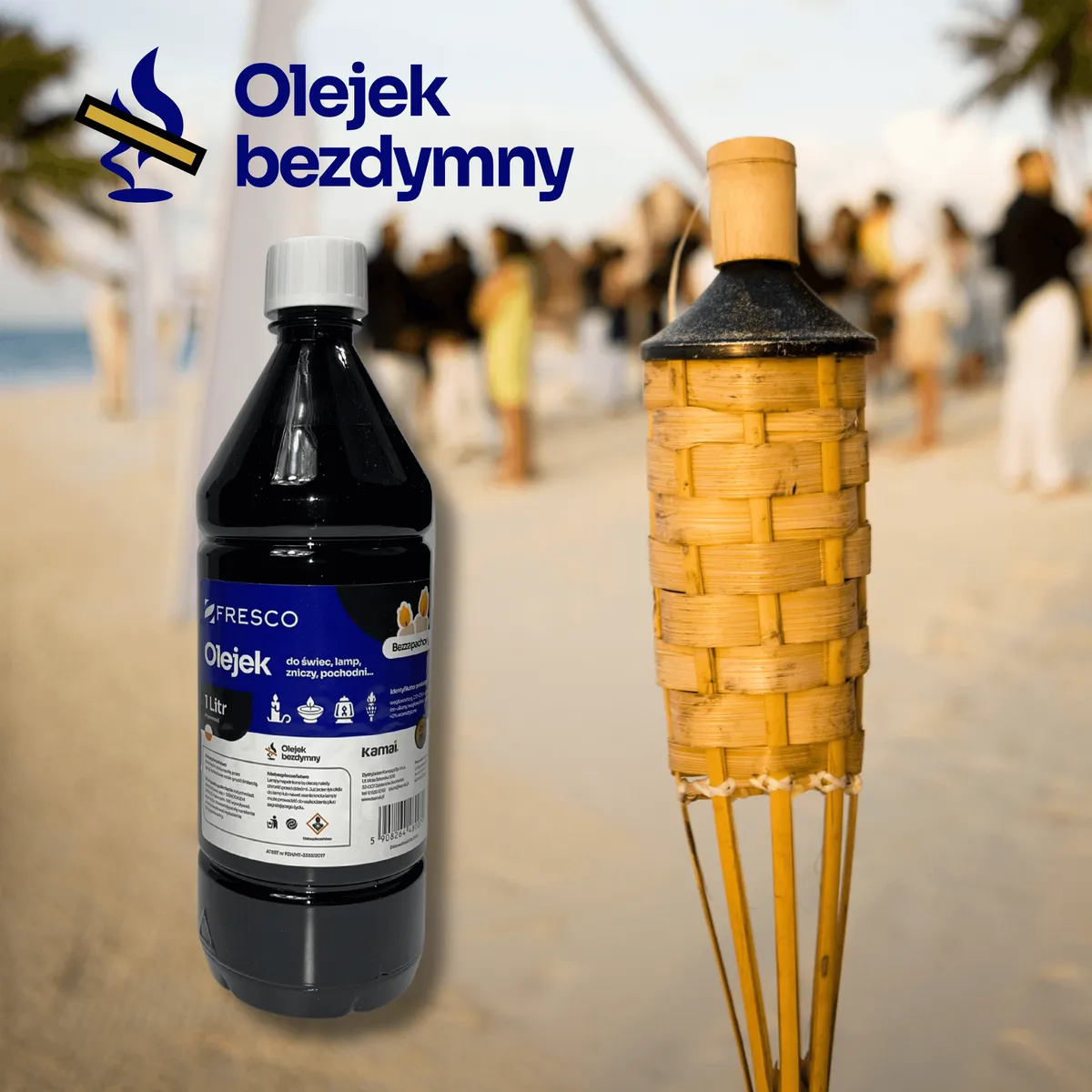 Paliwo olej do lamp, pochodni i świec 1,0L BEZZAPACHOWY, photo 8 of 8