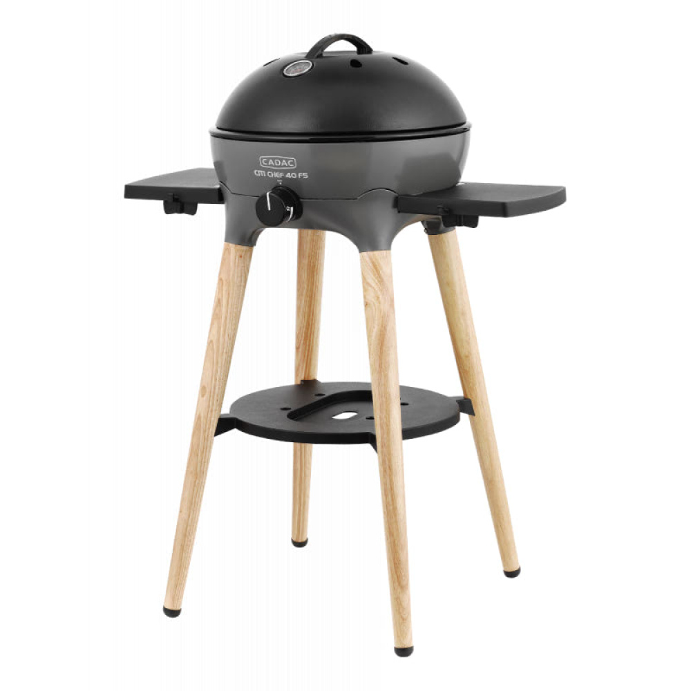 CADAC BBQ City Chef 40 gas grill bamboo legs GRAY - EAN: 6001773114356 - Garden> Grill> Outdoor grill> Gas grills
