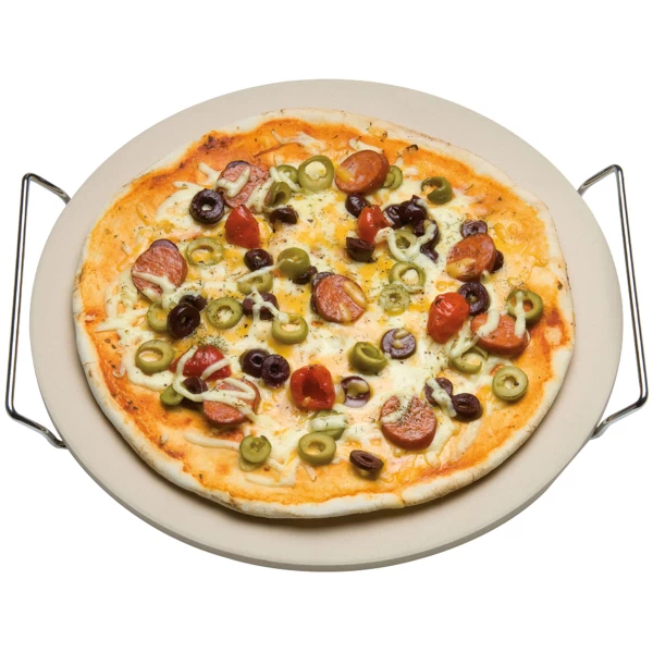 Pizza stone CADAC 33cm with handles for City & Grillo Chef - EAN: 6001773983686 - Garden> Grill> Outdoor grill accessories> Grill pans