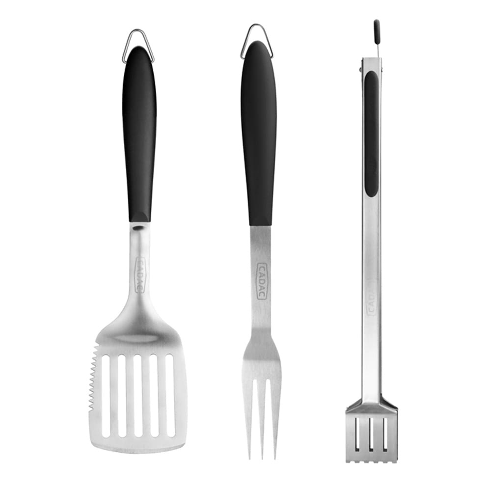 Spatula fork and tongs SET - EAN: 6001773108591 - Garden> Grill> Outdoor barbecue accessories> Dishes and cutlery
