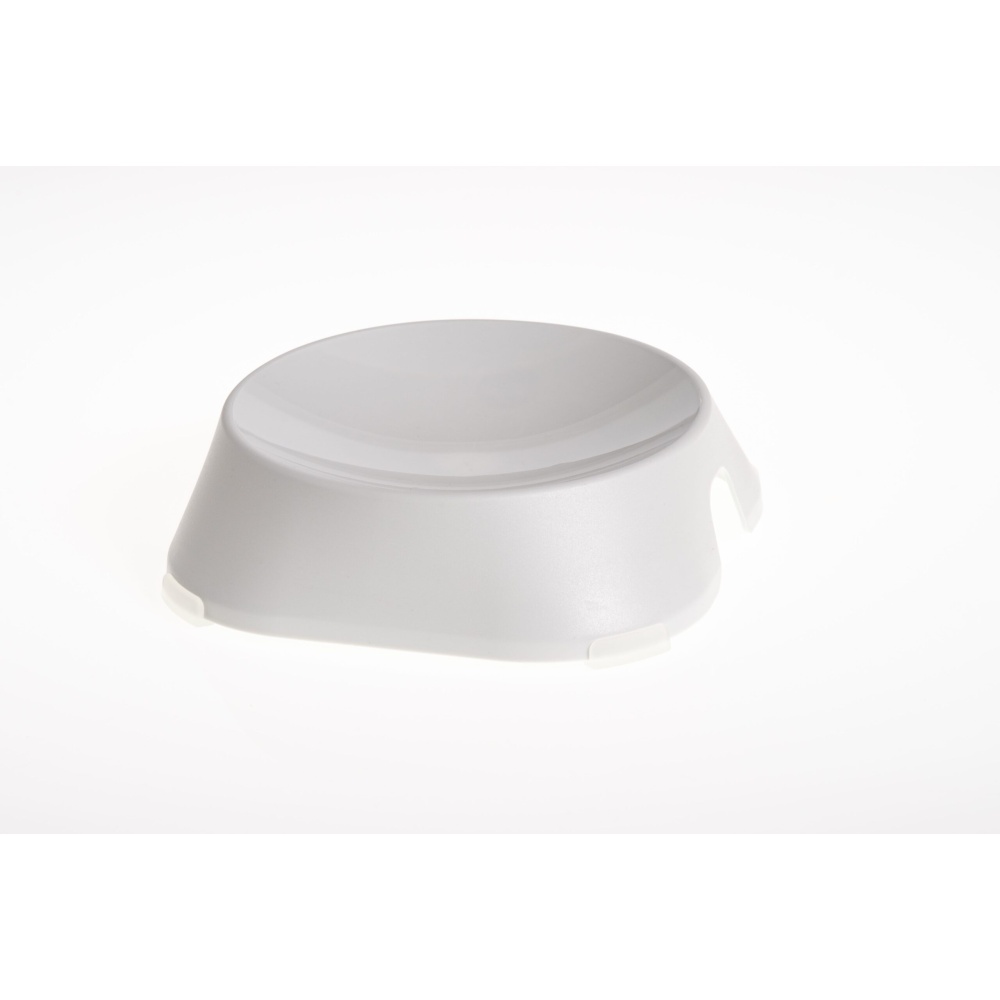 White shallow bowl FIBOO - EAN: 5903887828482 - Animals and supplies for animals> Bowls