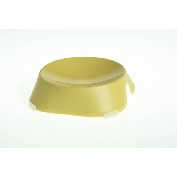 Shallow bowl FIBOO YELLOW - EAN: 5903887828567 - Animals and supplies for animals> Bowls
