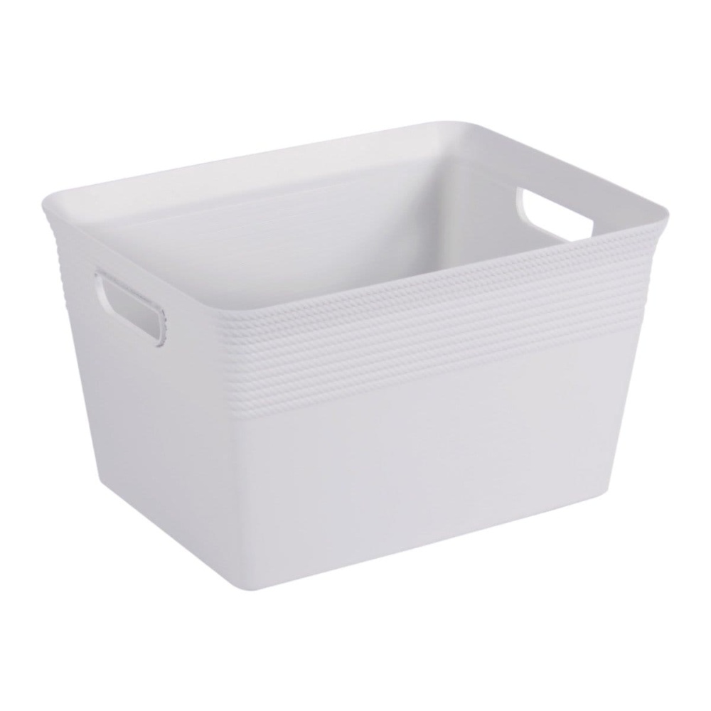 Decorative container 18L RANGETTE WHITE - EAN: 3086960245481 - Home> Furniture> Wardrobes and storage> Chests and trunks