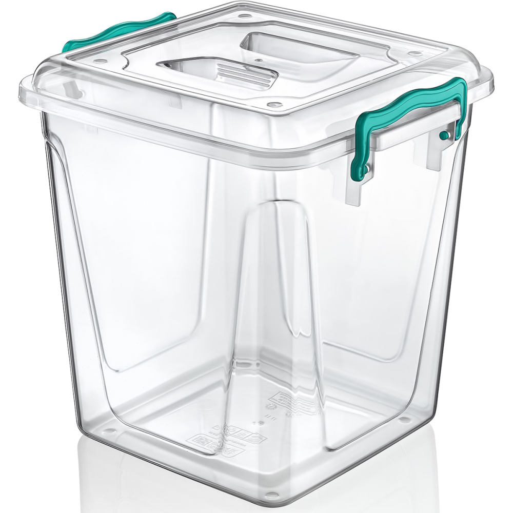 Plastbeholder 11L SQUARE MULTI BOX med lokk - EAN: 8694064003828 - Hjem> Kjøkken og spisestue> Matoppbevaring> Matbeholdere