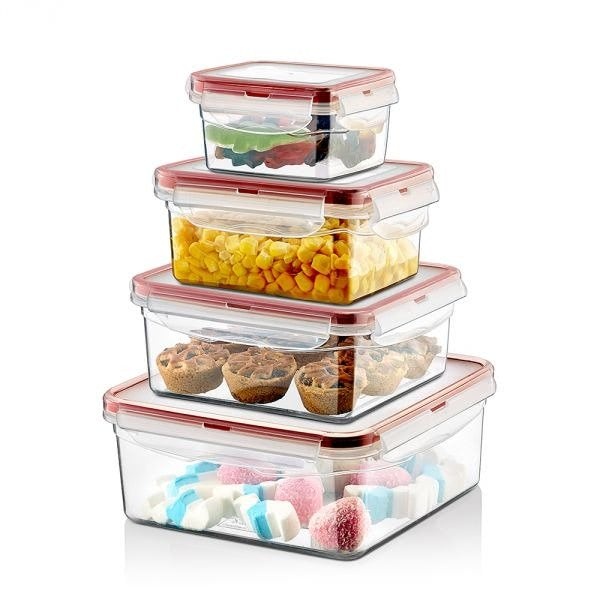 3L KWADRAT SAVER BOX z pokrywką - EAN: 8694064008168 - Dom>Kuchnia i jadalnia>Przechowywanie żywności>Pojemniki na żywność