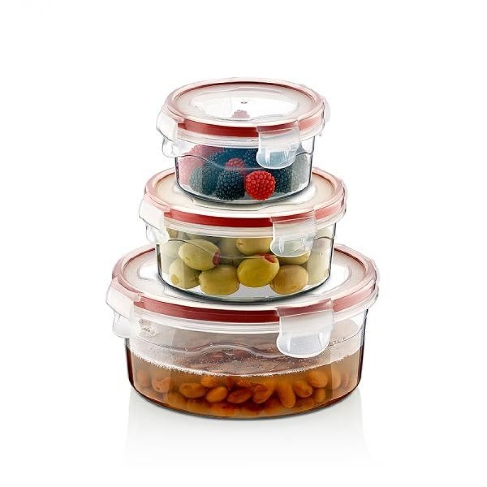 Recipient plastic 250ml CUTIE ROUND SAVER cu capac - EAN: 8694064008502 - Acasă>Bucătărie și sufragerie>Depozitare alimente>Containere pentru alimente