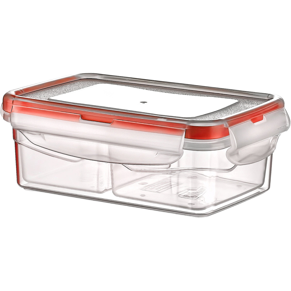 מיכל פלסטיק 400 מ"ל RECTANGLE SAVER BOX מחולקת עם מכסה - EAN: 8694064000858 - בית>מטבח וחדר אוכל>אחסון מזון>מכלי מזון