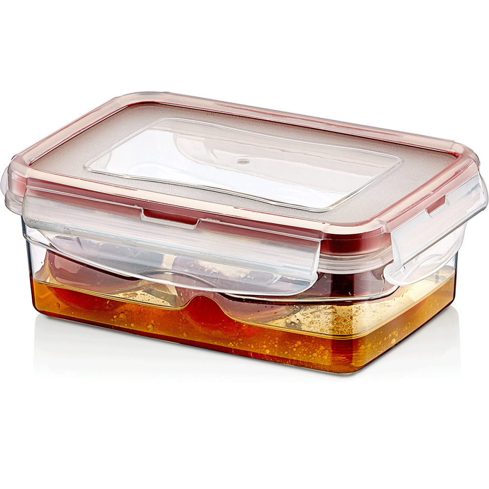 Plastová nádoba 400ml RECTANGLE SAVER BOX s vekom - EAN: 8694064000483 - Domov>Kuchyňa a jedáleň>Sklad potravín>Dózy na potraviny