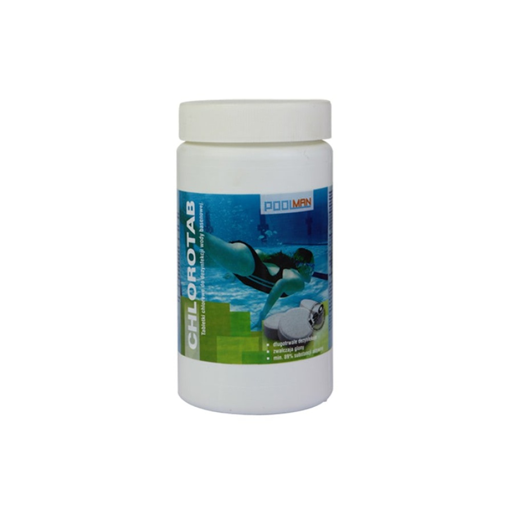 Forberedelse til svømmebassenget i tabletter CHLOROTAB - EAN: 5900537004517 - Hage> Bassenger og tilbehør> Svømmebassengrensere og kjemikalier