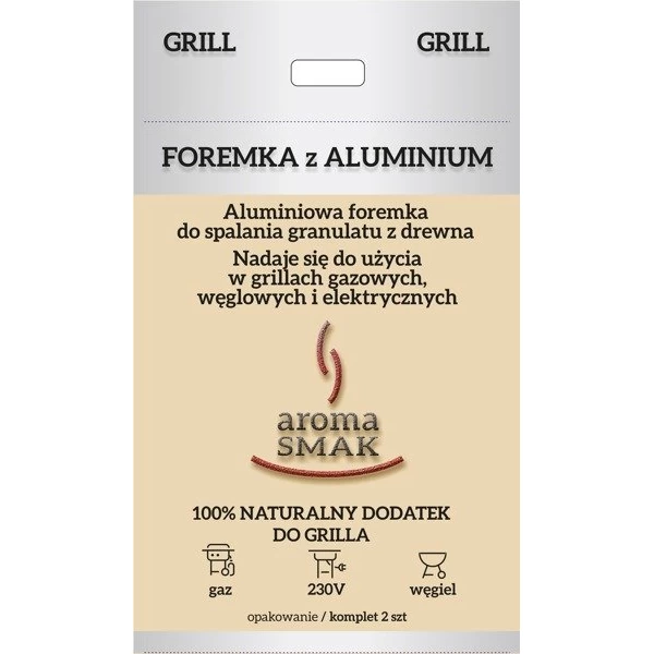ALUMINUM MOLDS AROMA SMAK - EAN: 5903240544073 - Garden> Grill> Outdoor barbecue accessories> Others