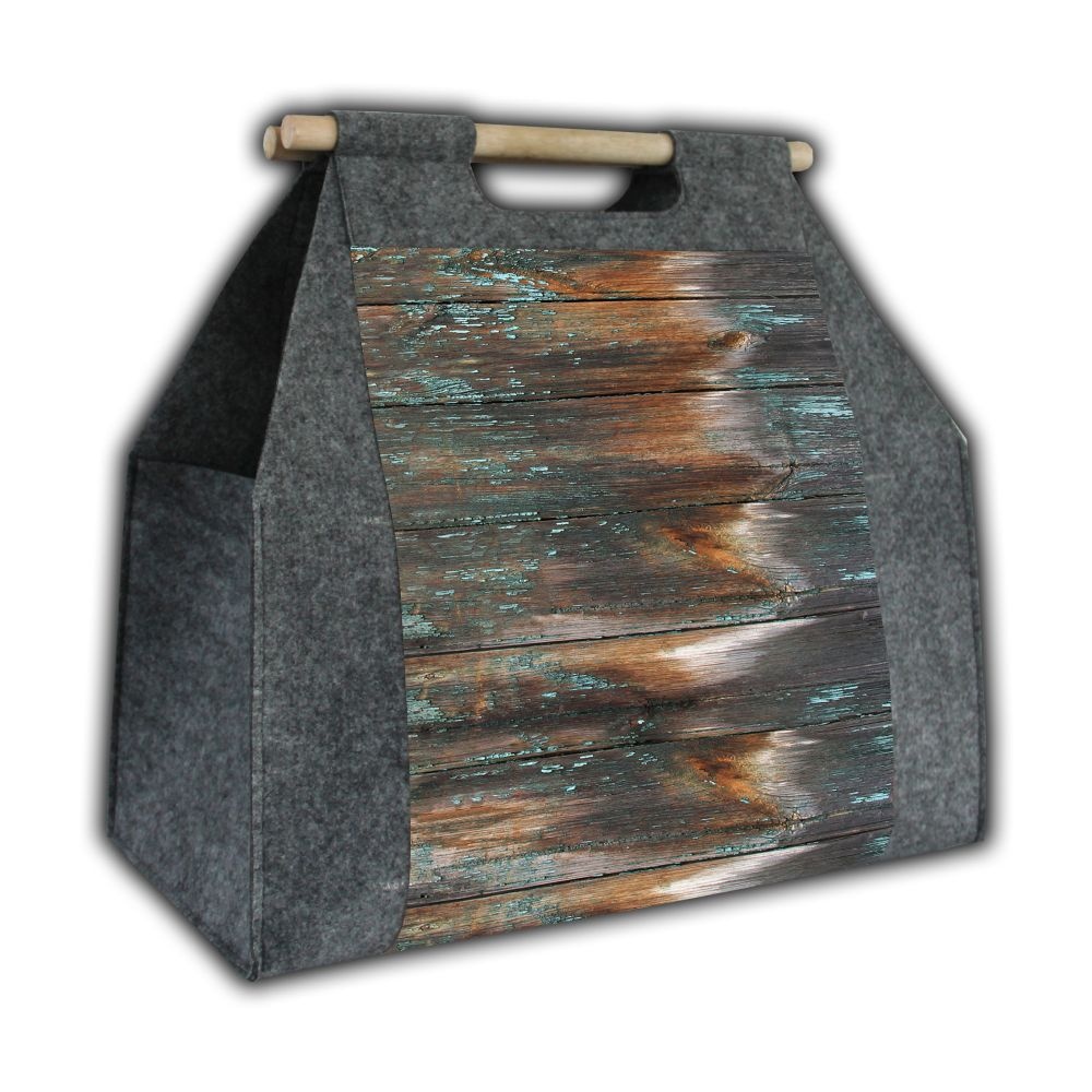 Τσάντα οικιακής χρήσης με ξύλινη λαβή HAVANA - EAN: 5902241089576 - Home>Άλλα