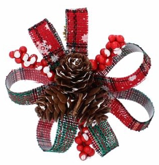 Kokardy do pakowania prezentów kpl. 3szt CZERWONE - EAN: 5901685836449 - Dom>Ozdoby sezonowe i świąteczne>Dekoracje świąteczne
