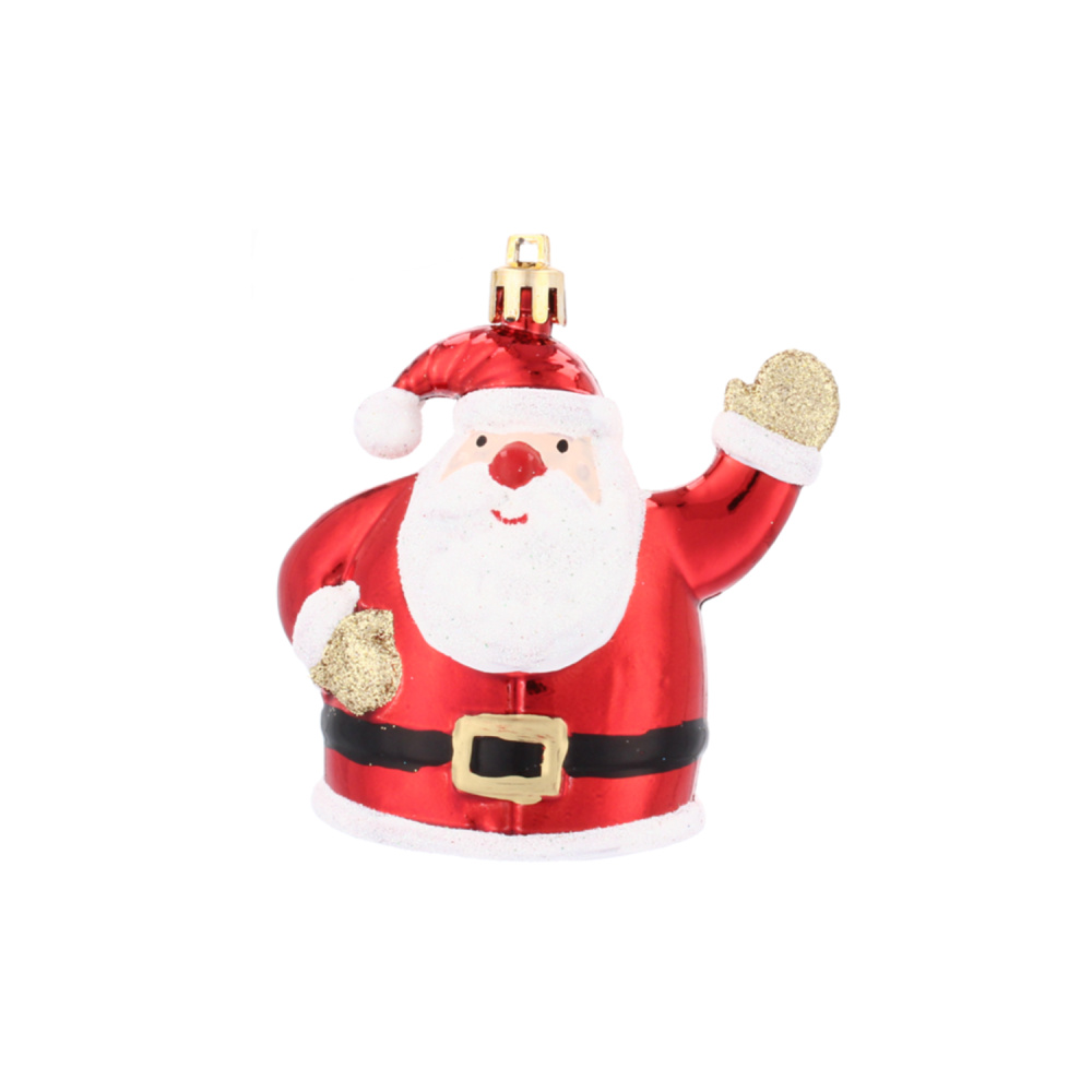Decoracions per a l'arbre de Nadal PADRE NADAL, joc de 3 peces VERMELL - EAN: 5900779839175 - Inici>Decoració de temporada i nadal>Decoració de Nadal>Bols de Nadal