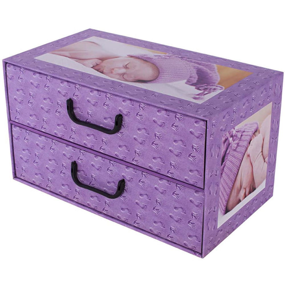 Kartonska škatla z 2 horizontalnima predaloma SLEEPING CHILDREN AMETYST - EAN: 8033695876492 - Domov>Shranjevanje>Kartonske škatle>S predali