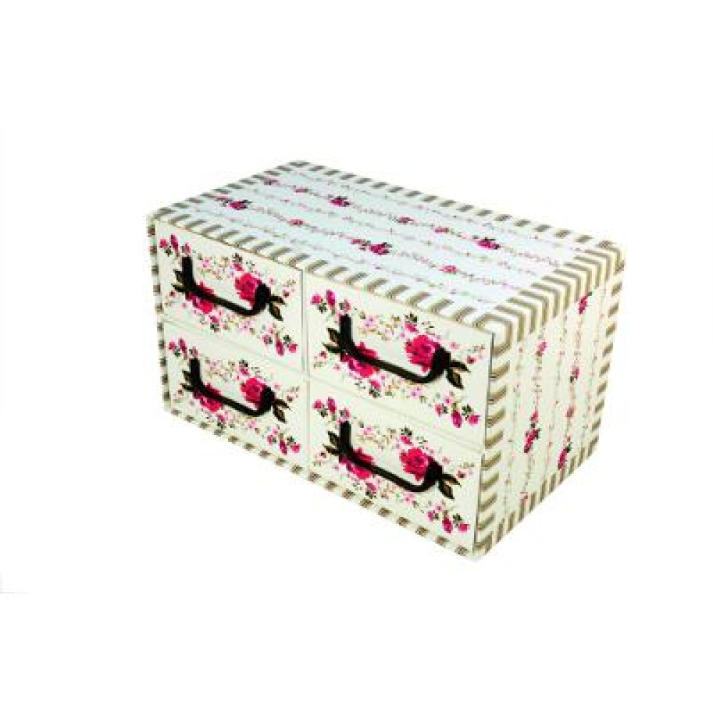 Kartonska kutija sa 4 horizontalne ladice, PROVANCEL CREAM - EAN: 5901685836289 - Početna>Skladištenje>Kutije od kartona>S ladicama