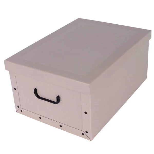 Cardboard box MAXI CLASSIC CREAM - EAN: 8033695870452 - Home>Storage>Carton boxes>With lid
