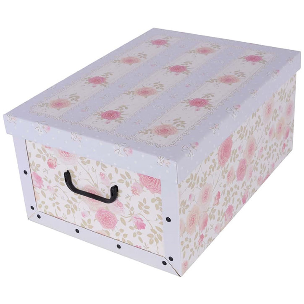 Cardboard box MAXI PROVENCAL BLUE - EAN: 8033695870018 - Home>Storage>Carton boxes>With lid