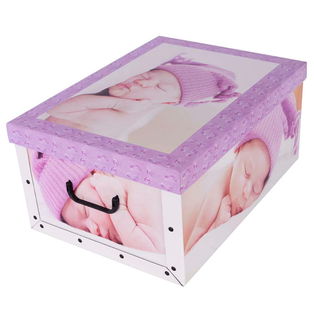 Cardboard box MAXI SLEEPING CHILDREN AMETYST - EAN: 8033695870490 - ホーム>保管>段ボール箱>蓋付き