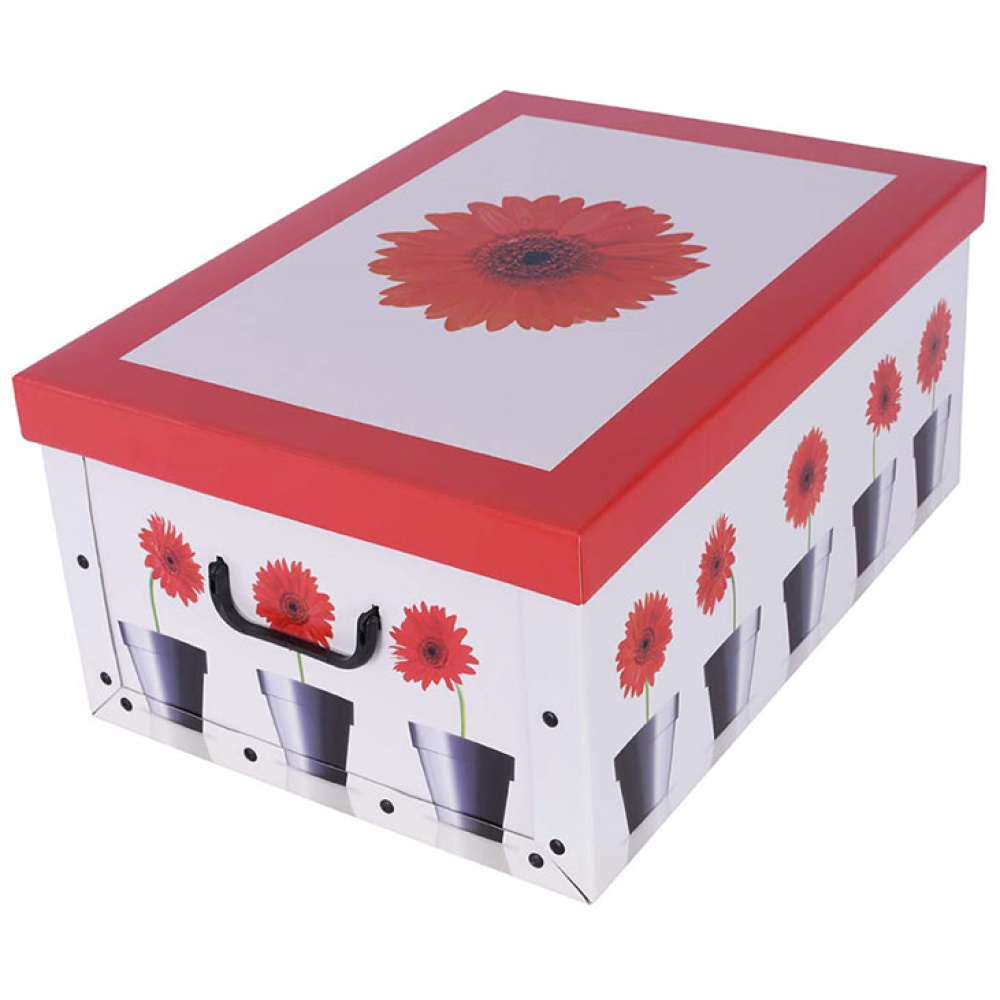 Cardboard box MIDI GERBERA POTS - EAN: 8033695874085 - ホーム>保管>カートンボックス>蓋付き