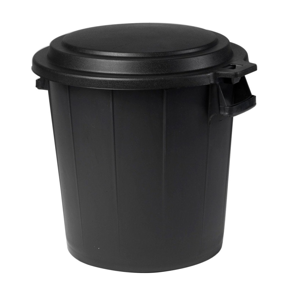 쓰레기통 50L 쓰레기통 뚜껑부착 BLACK - EAN: 3086960036614 - 홈>생활용품>쓰레기통>쓰레기통