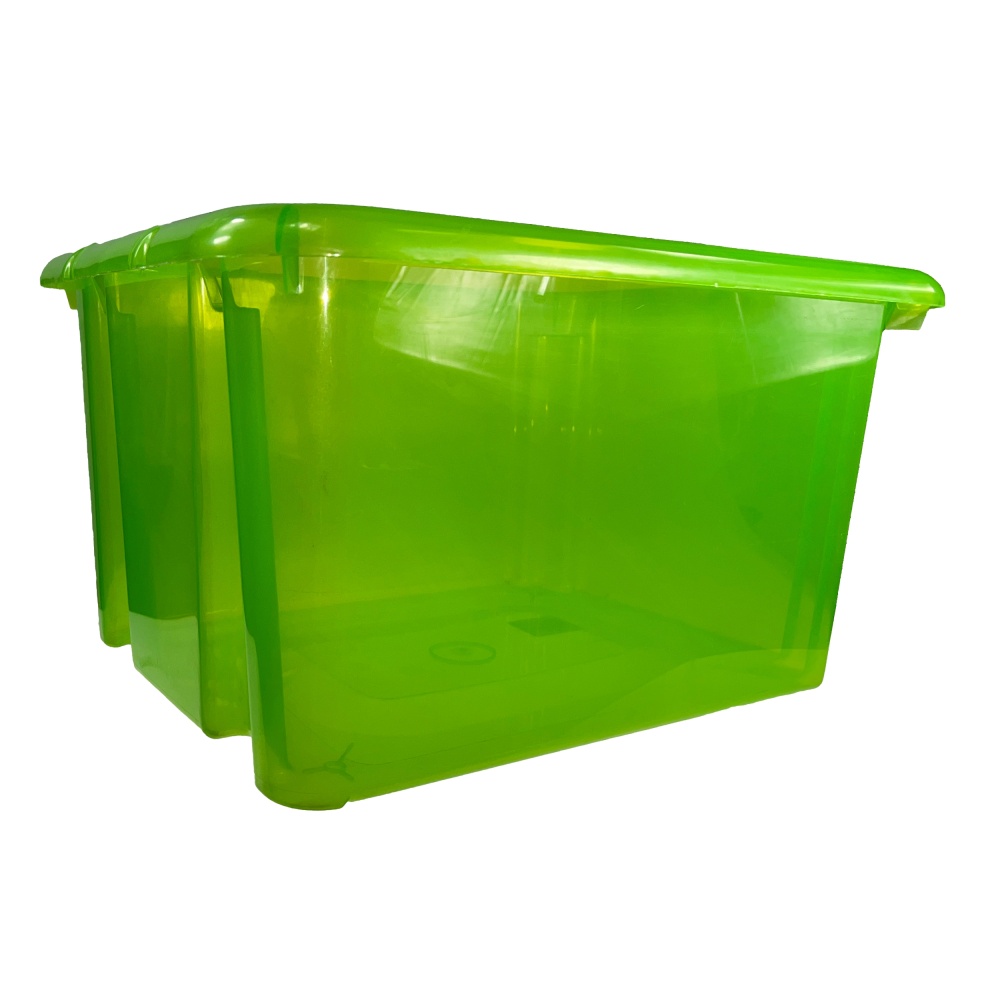 Kunststoffbehälter 30L FUNNY APPLE GREEN - EAN: 3086960199418 - Startseite>Möbel>Kleiderschränke und Aufbewahrung>Truhen und Truhen
