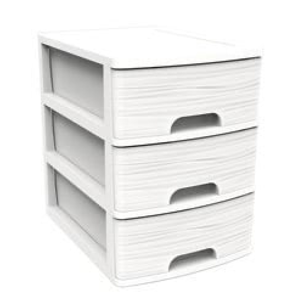 Модулен шкаф с 3 чекмеджета А4 СТИЛ stone WHITE - EAN: 3086960254674 - Начало>Мебели>Етажери и библиотеки>Етажери и стоящи рафтове