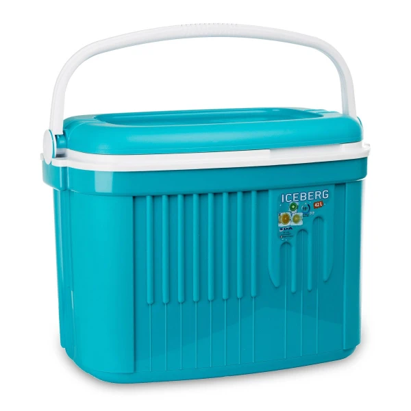 KAMAI ICEBERG 42L пассивный холодильник для вставок BURQUOISE - EAN: 3086960221478 - Кемпинг> Кемпинговые холодильники> Туристические холодильники для морозильных вставок