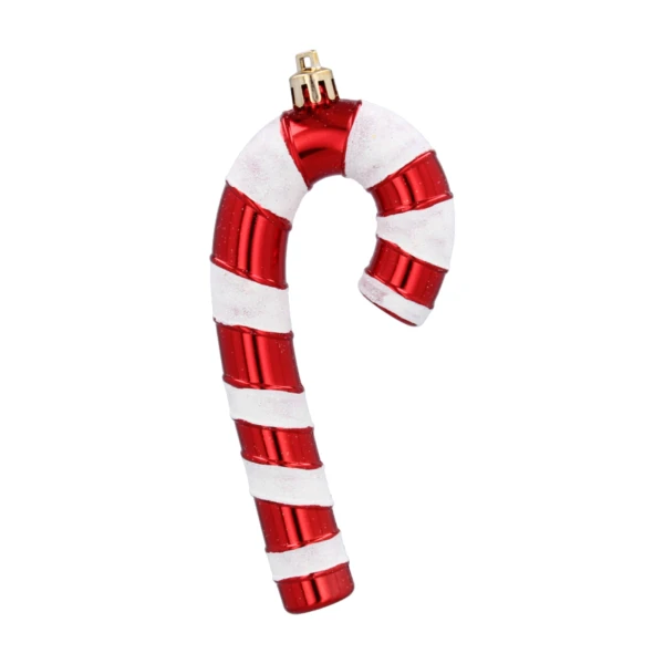 Penjolls "CANDY CAN" 13cm - Joc de 4 unitats - Color: VERMELL NADAL - EAN: 5901685839037 - Inici>Decoració de temporada i nadal>Decoració nadalenca>Bols de Nadal