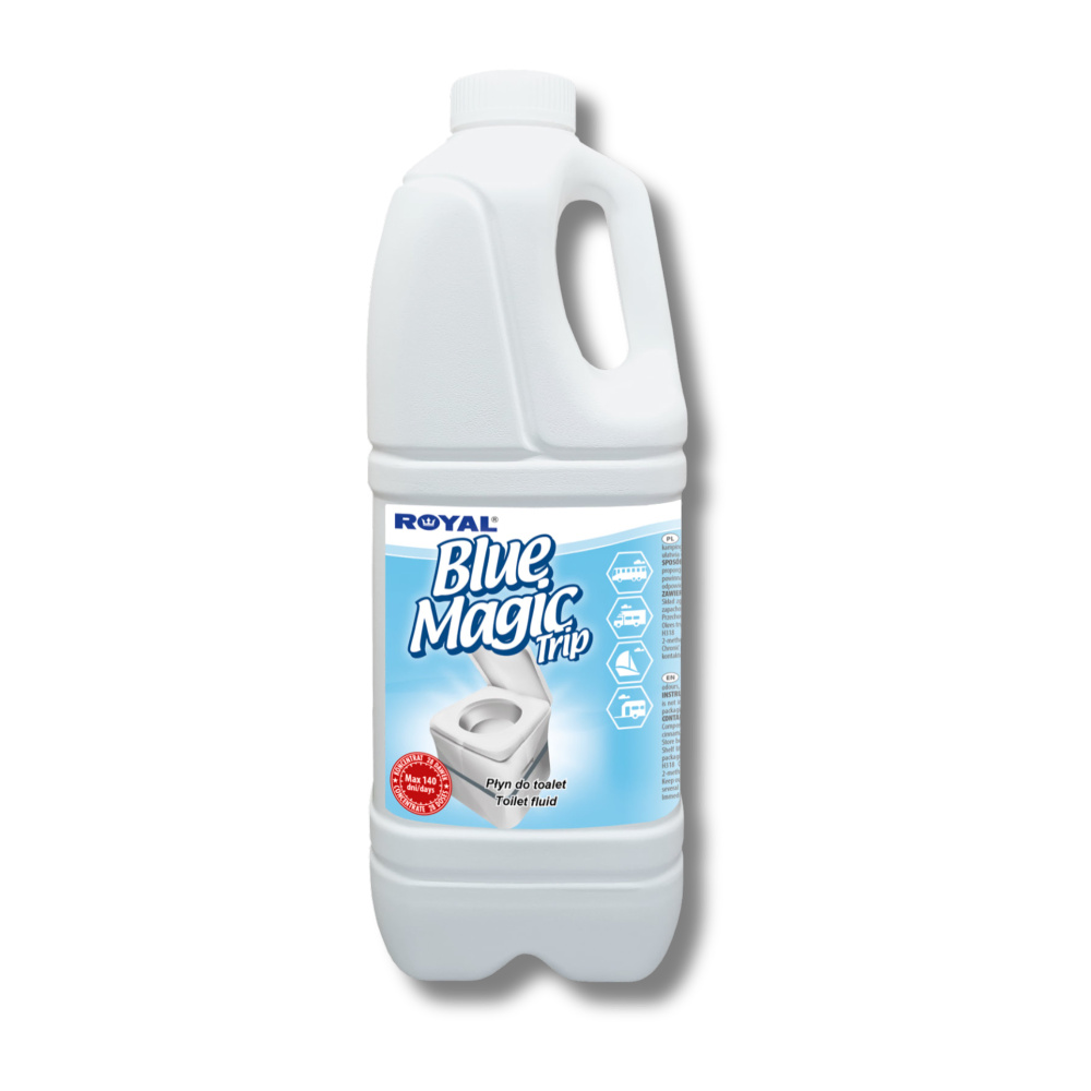 Concentrate - 2L liquid for BLUE MAGIC TRIP tourist toilets - EAN: 5900537001615 -