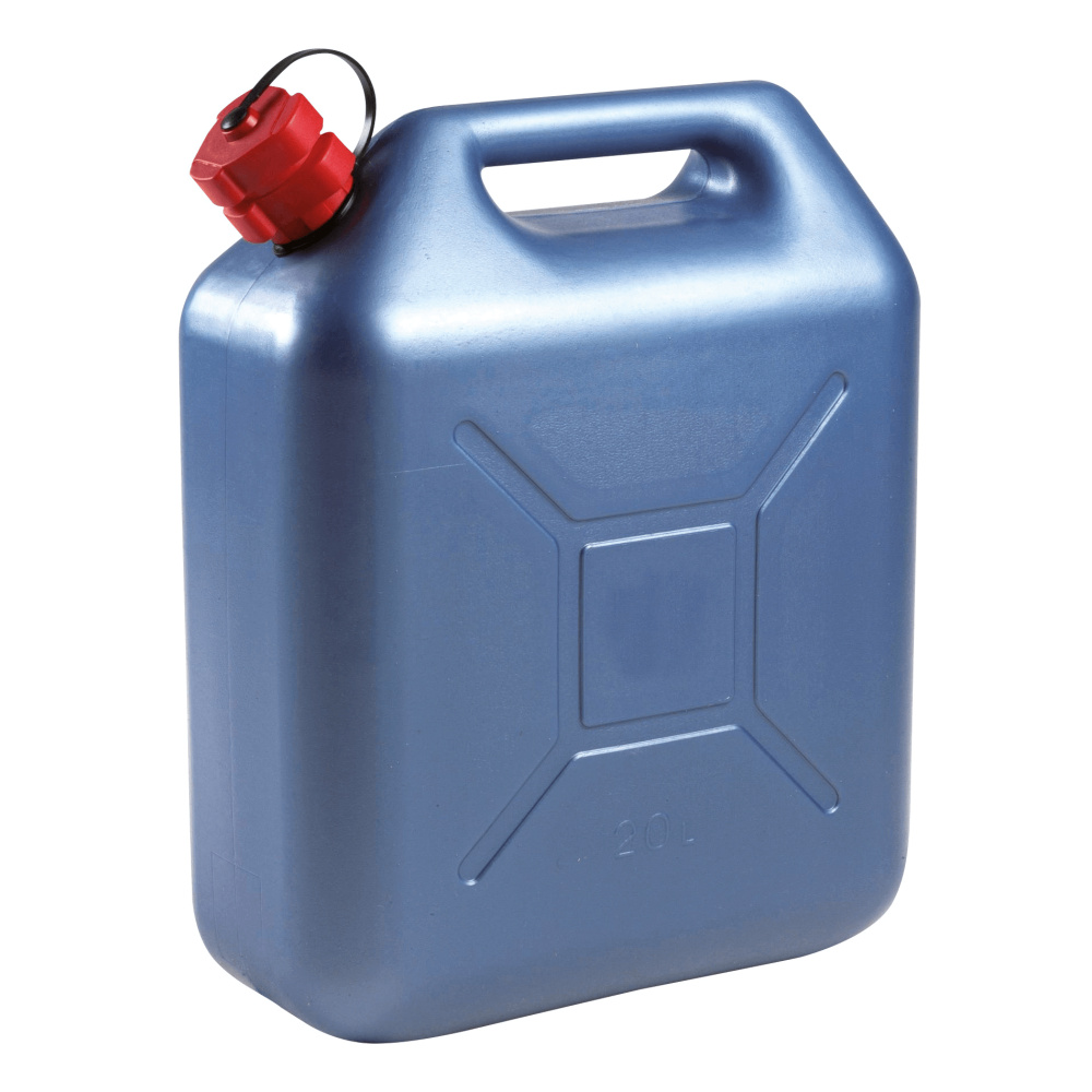 20L fuel canister with retractable funnel BLUE - EAN: 3086960026776 - Automotive>Canisters