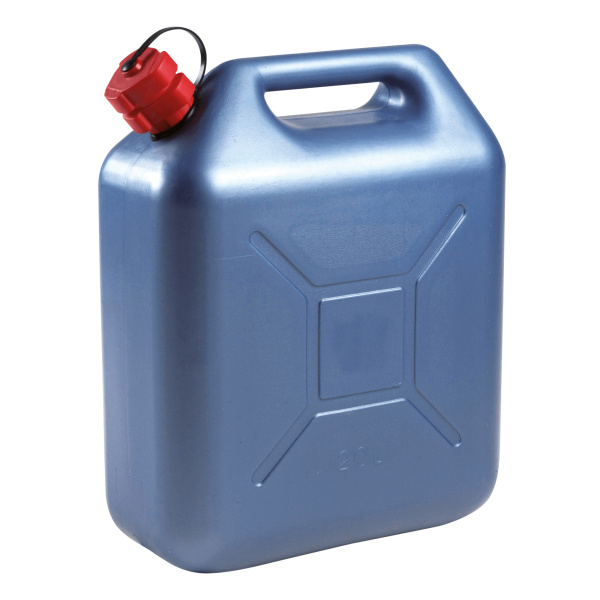 ถังน้ำมันเชื้อเพลิงขนาด 20 ลิตรพร้อมกรวยแบบยืดหดได้ สีน้ำเงิน - EAN: 3086960026776 - ยานยนต์>ถังน้ำมัน