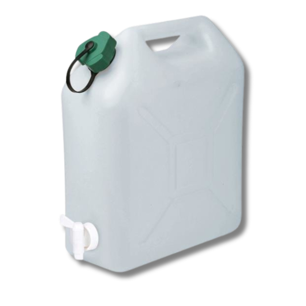 Канистър за вода KAMAI 10L резервоар с кран - EAN: 3086960009977 - Къмпинг> Хигиена> Контейнери и резервоари за вода